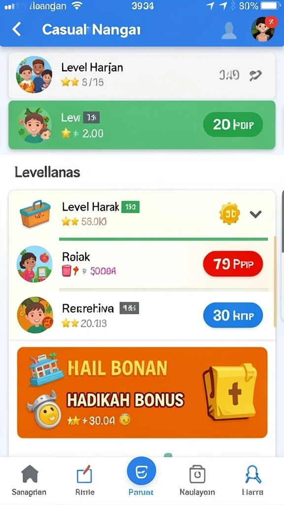 Tampilan antarmuka yang intuitif dan menarik.