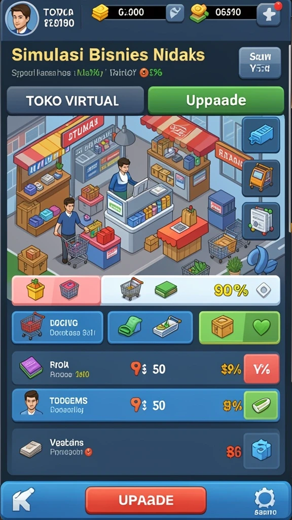 Fitur interaktif untuk berkomunikasi dengan pemain lain.