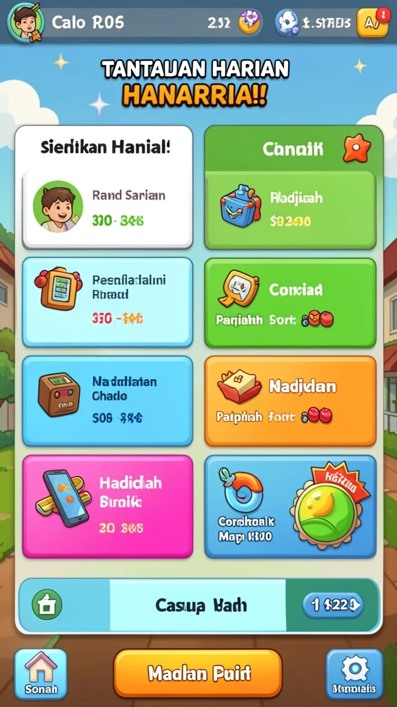 Mode permainan yang beragam dan menarik.