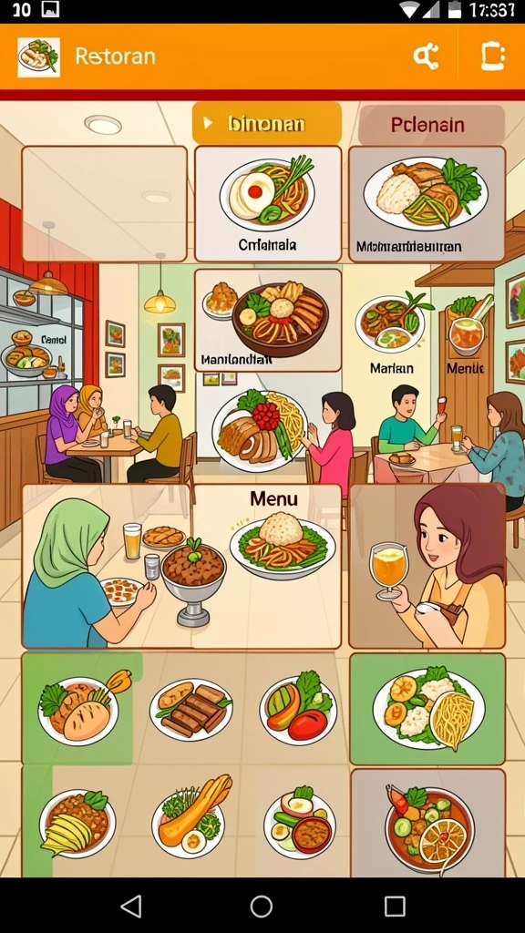 Antarmuka yang menarik dan mudah digunakan.