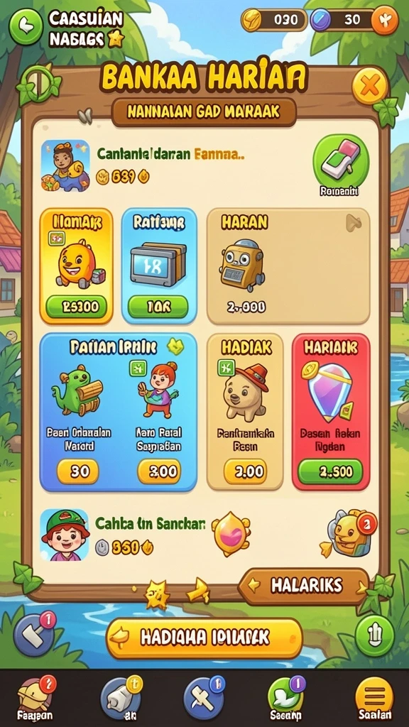 Grafis yang memanjakan mata dan penuh warna.