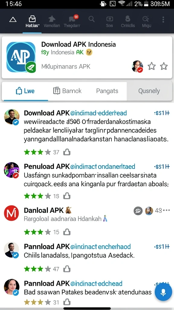 Lingkungan yang indah dan menakjubkan dalam game.