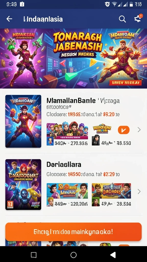 Fitur reward menarik untuk setiap pemain.