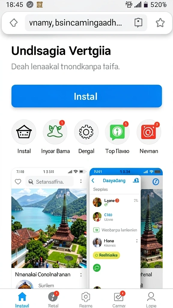 Tangkapan layar memperlihatkan peta baru yang menantang.