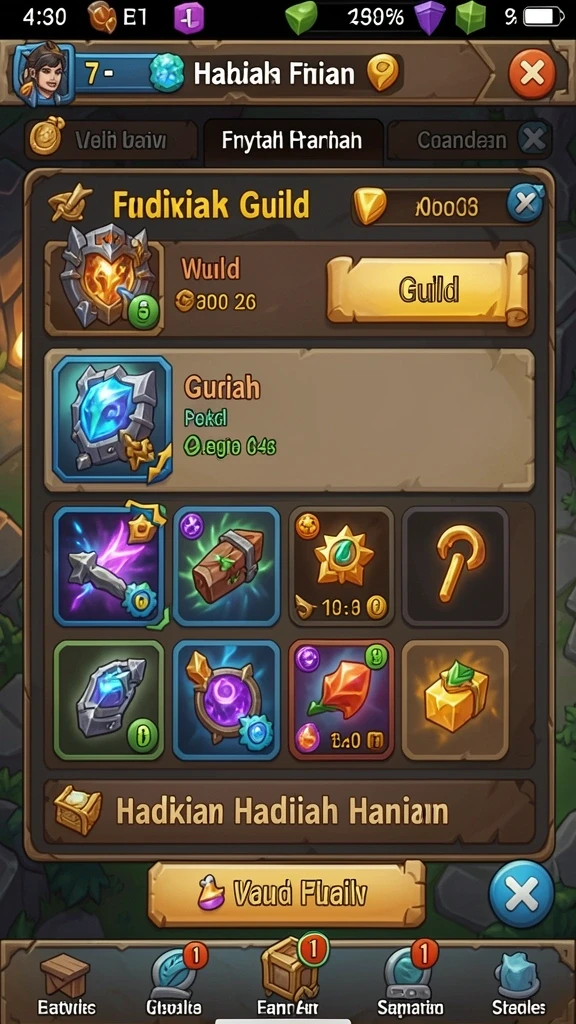 Screenshot daftar level yang menantang dalam GACOR108.