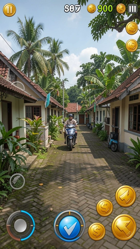 Tampilan antarmuka yang modern dan menarik.