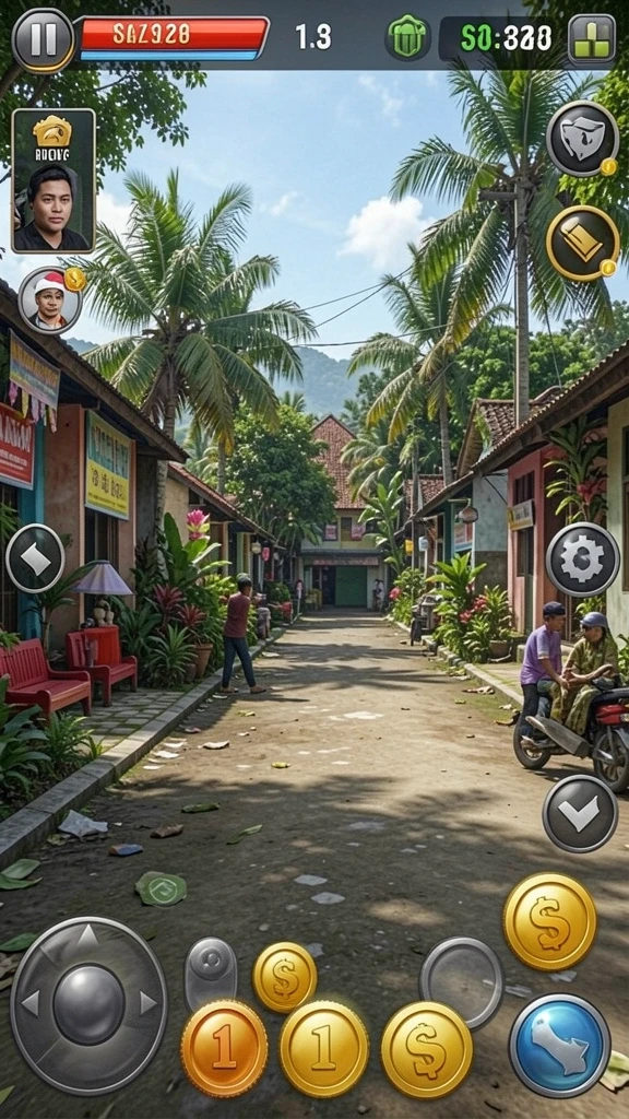 Gameplay seru dengan banyak tantangan di HARTASPIN.