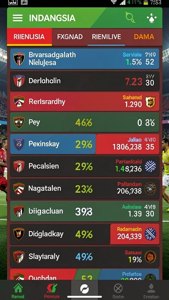 Menu permainan yang mudah dinavigasi.
