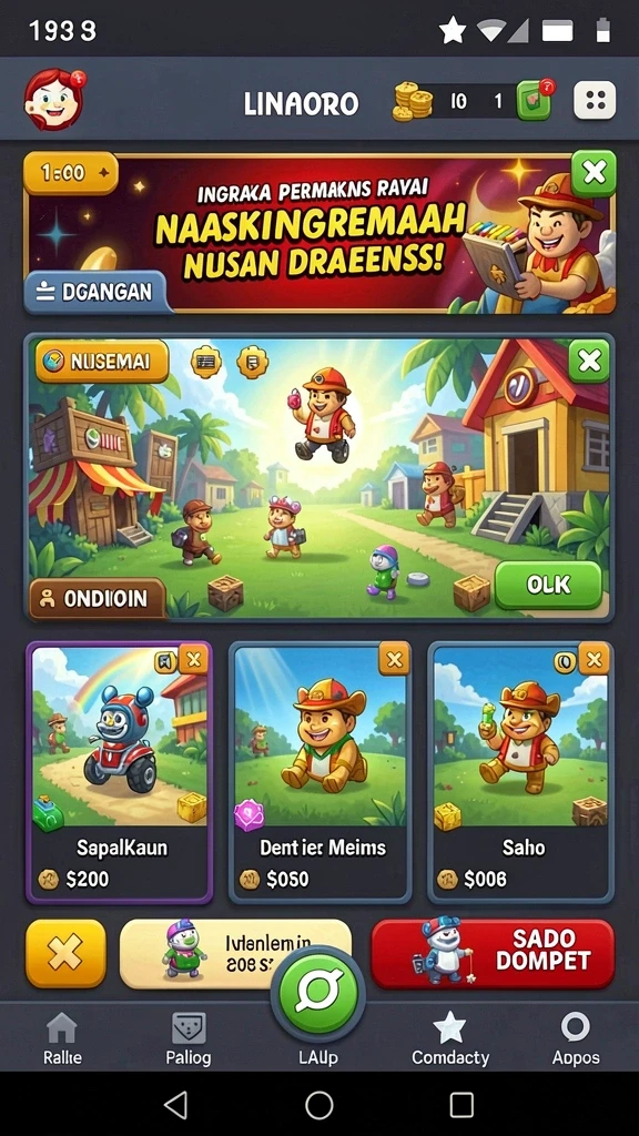 Level menantang yang menguji strategi dan keterampilan bermain.