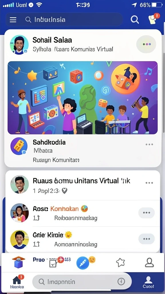 Tampilan antarmuka yang user-friendly.