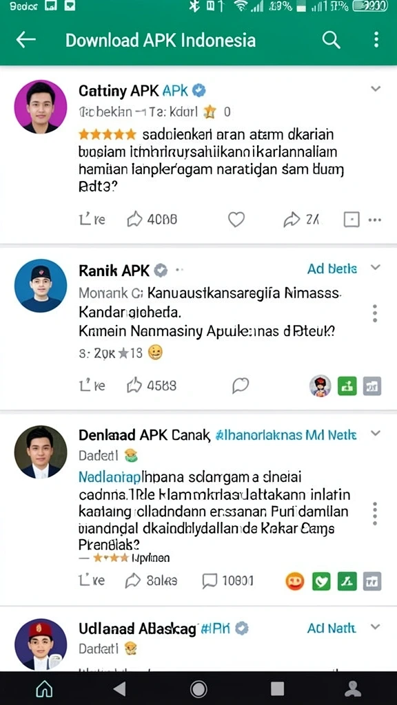 Screenshot pertama menampilkan antarmuka permainan yang menarik.