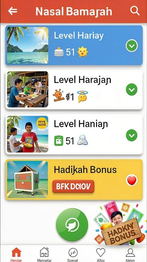Menampilkan tampilan antarmuka aplikasi yang menarik.