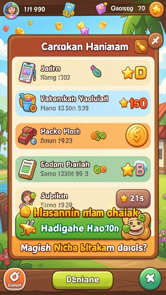 Tampilan antarmuka yang ramah pengguna.