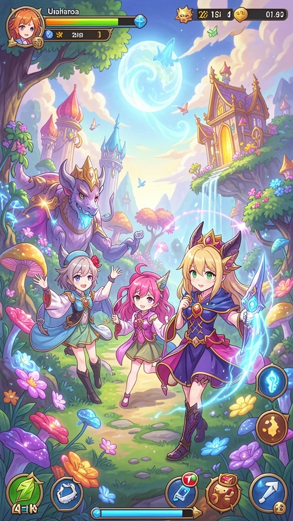 Mini-game seru dengan tema budaya Nusantara.