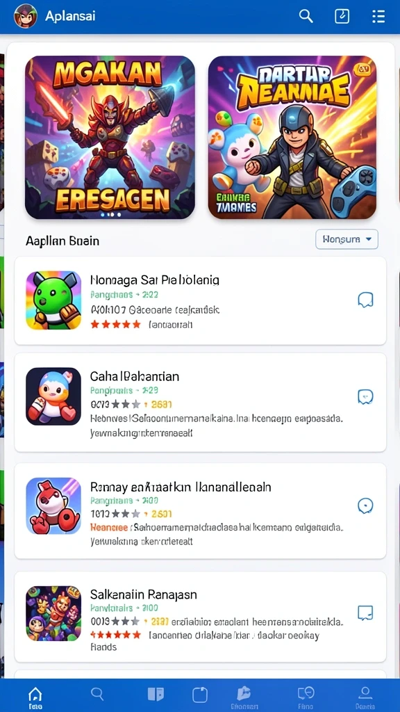 Beragam karakter unik yang bisa Anda pilih.