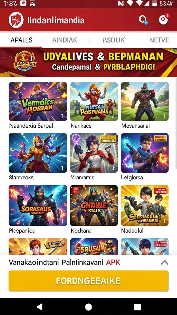 Tampilan antarmuka yang user-friendly dan menarik.