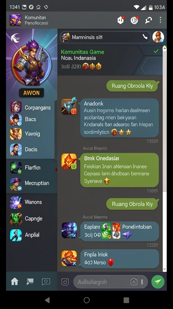 Tampilan awal yang menarik dan mudah dinavigasi.