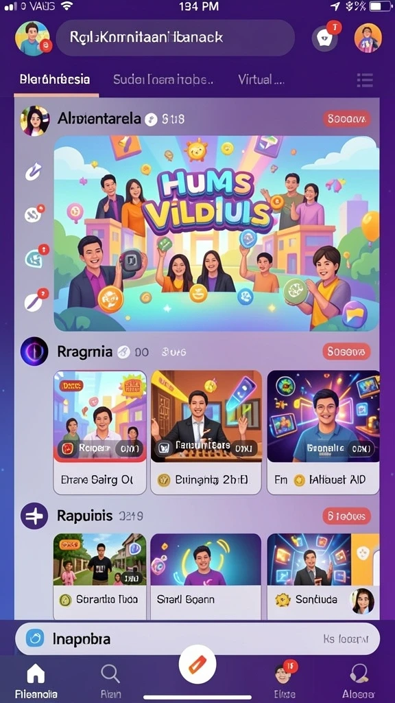 Karakter dengan desain unik dan menarik.
