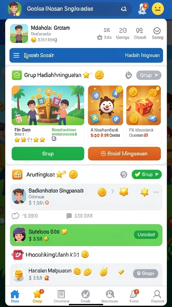 Karakteristik unik setiap karakter yang menarik.
