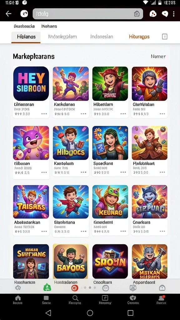 Screenshot menunjukkan antarmuka utama SARANAJITU yang menarik.