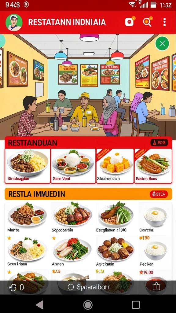 Tampilan antarmuka utama yang menarik dan mudah dinavigasi.