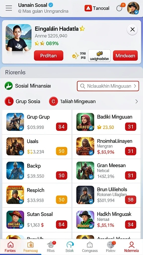 Beragam pilihan tema permainan yang menyenangkan.