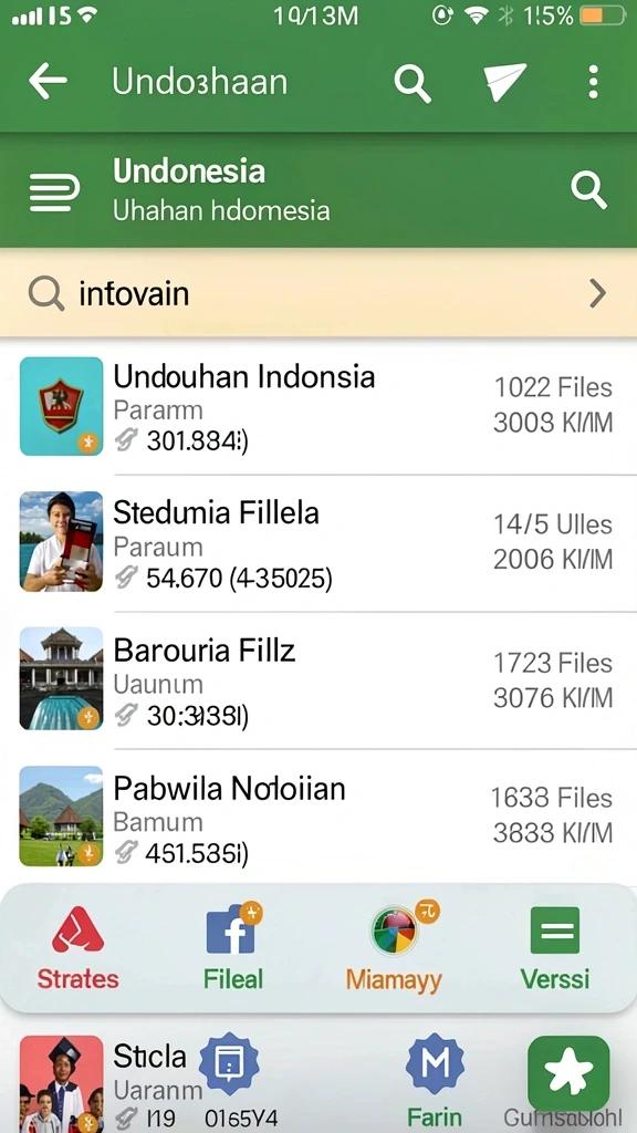 Tampilan awal yang menarik dan ramah pengguna.