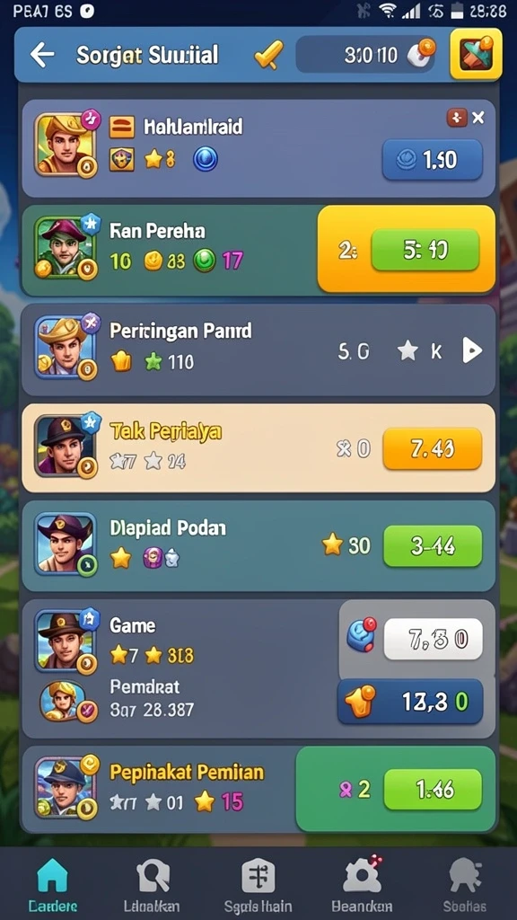 Fitur kolaborasi dengan pemain lain.