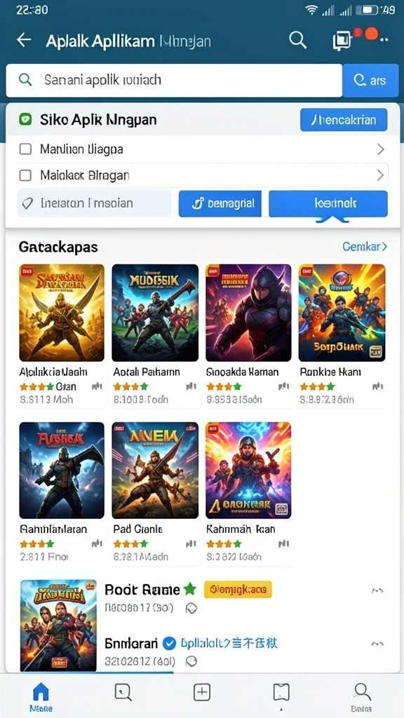 Berbagai karakter unik untuk dipilih.
