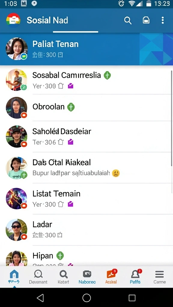Karakter unik untuk meningkatkan pengalaman bermain.