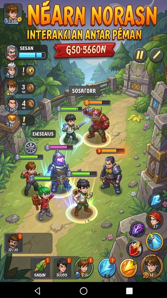 Tangkapan layar dari mode multiplayer yang seru.