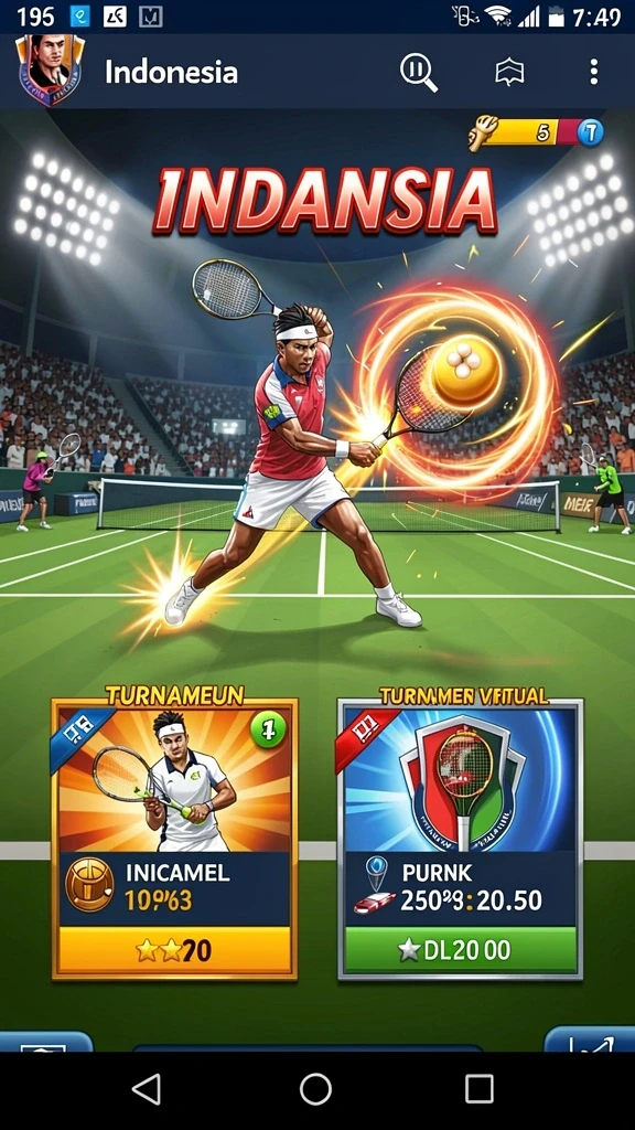 Tangkapan layar item power-up yang menarik.