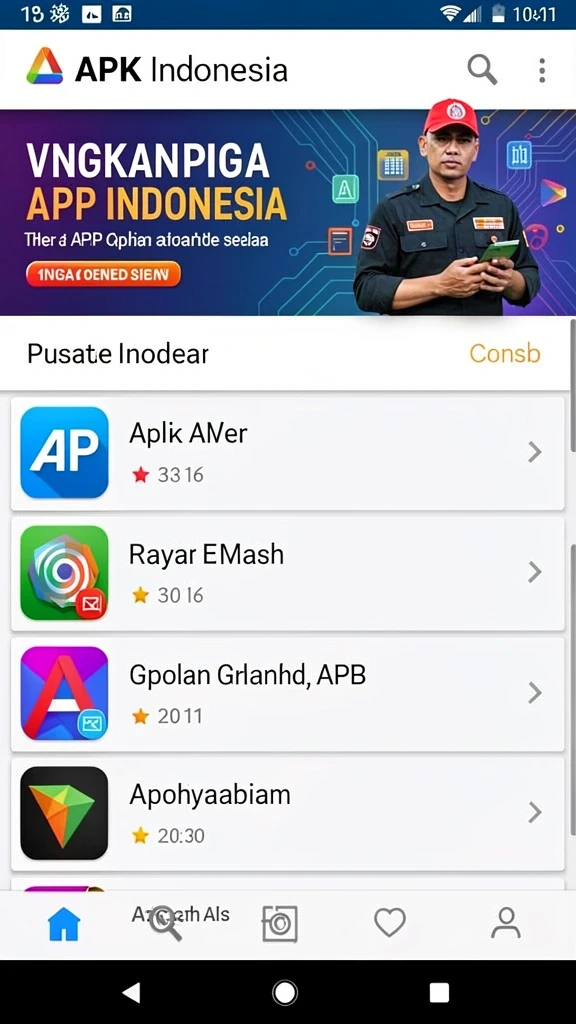 Tampilan awal yang memukau dan ramah pengguna.